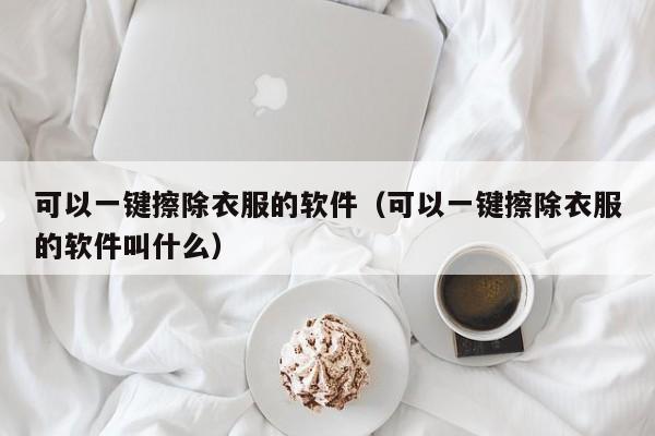 可以一键擦除衣服的软件（可以一键擦除衣服的软件叫什么）